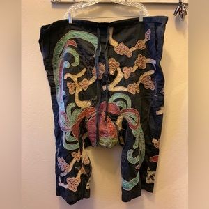 💲SOLD💲 NWOT MAGNOLIA PEARL PARNASSUS HAREM DROP CROTCH PANTS RARE PATTERN